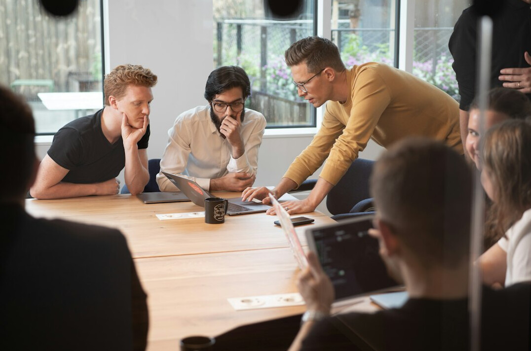 business team in meeting