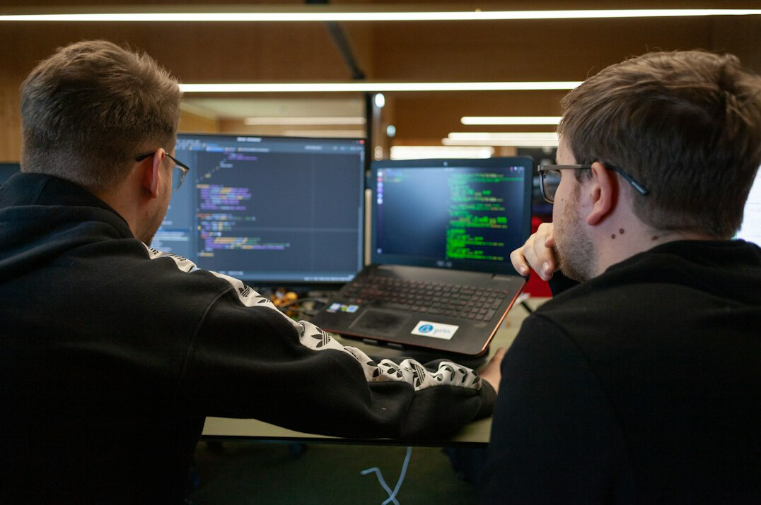 corporate programmers collaborating